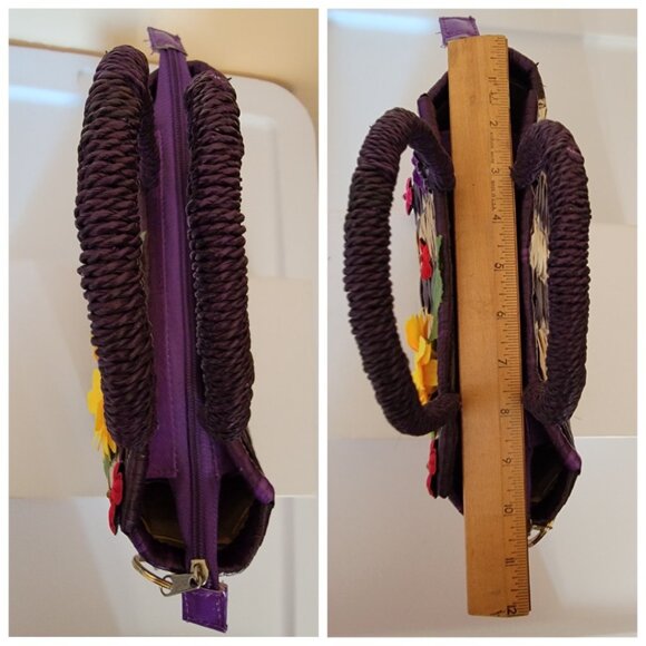 Set of wicker bag and 2 hearts keychain - Picture 13 of 16